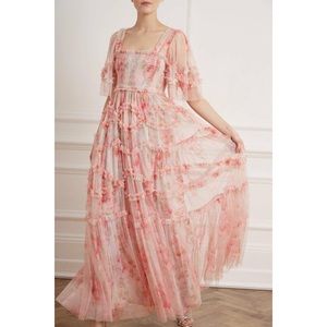 Needle & Thread Ruby Smocked Gown Size 4